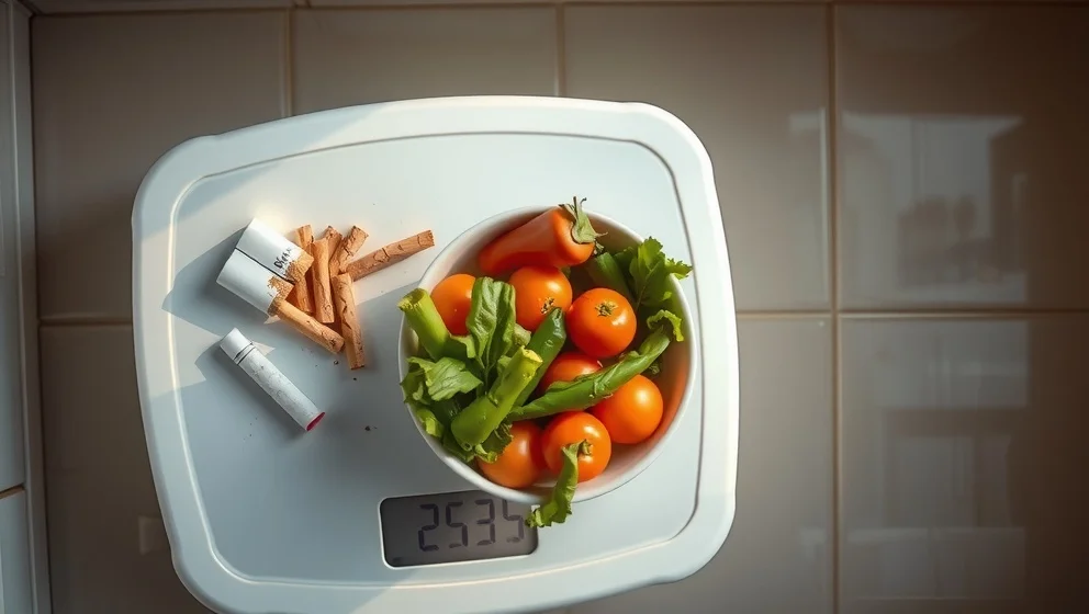 Går man upp i vikt när man slutar röka