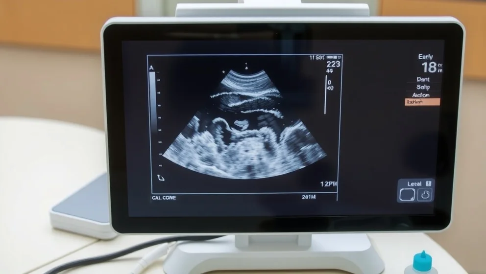 När kan man se graviditet på ultraljud